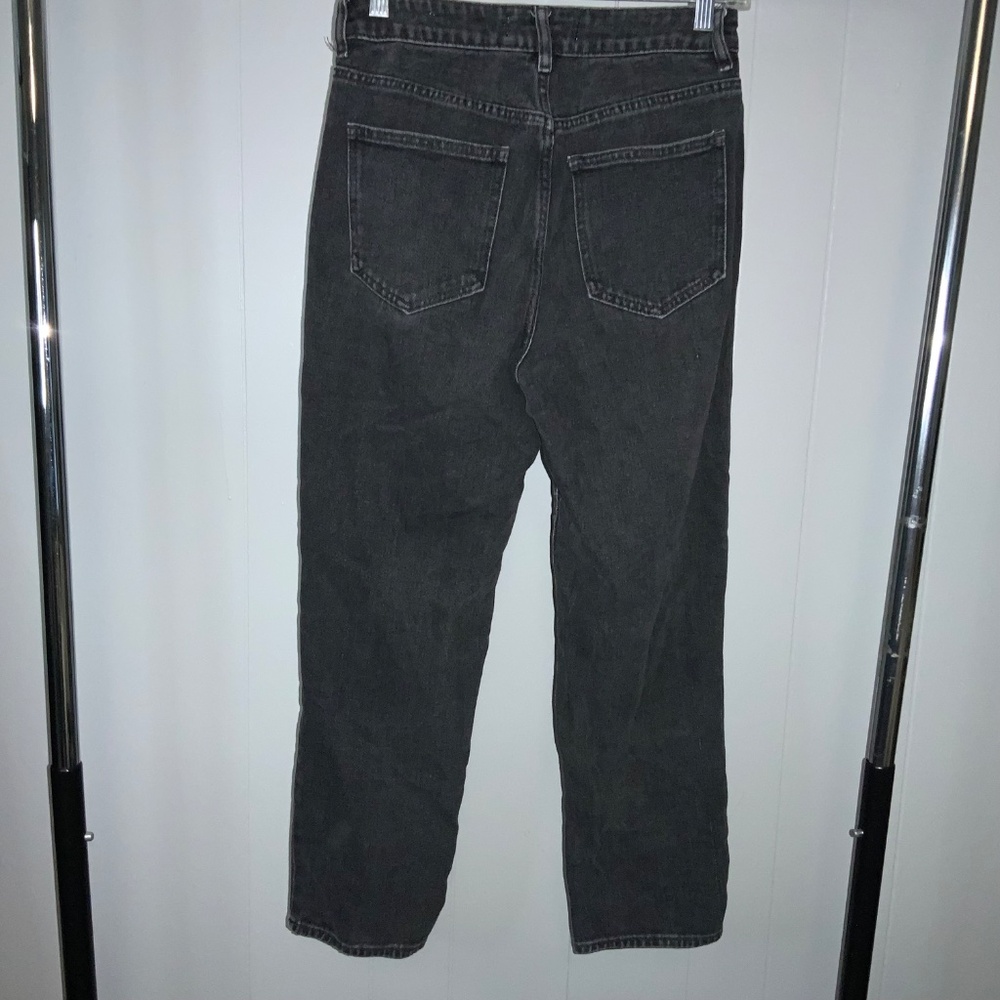 Pacsun black cotton Mom jeans Sz 26 high waist - Picture 4 of 8
